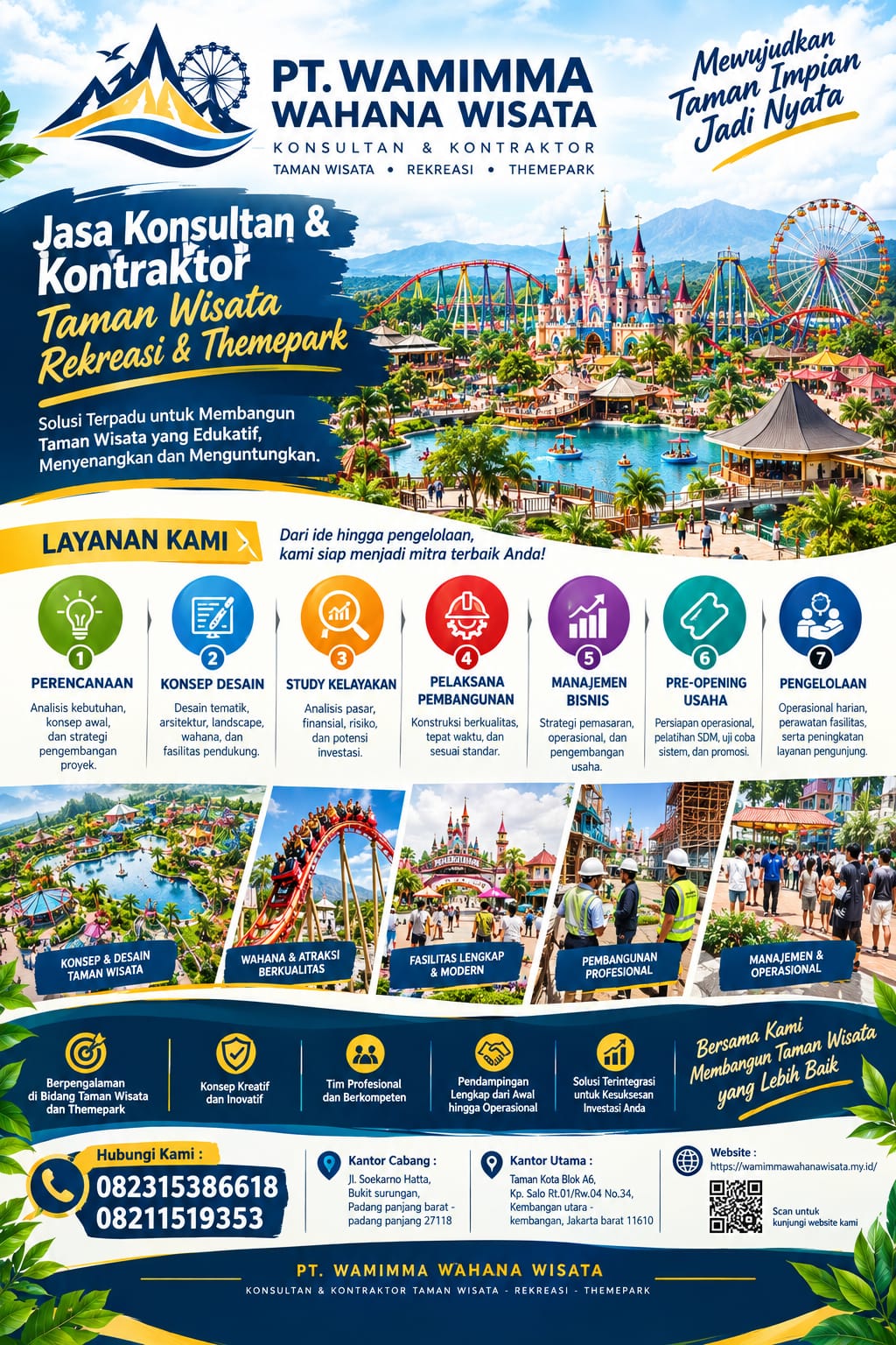 Jasa Konsultan Taman wisata rekreasi